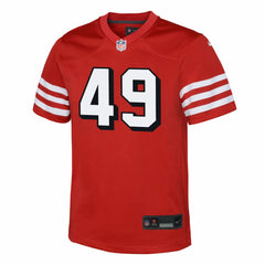 The Faithful San Francisco 49ers Youth Alternate 2 Game Jersey - Scarlet on sale