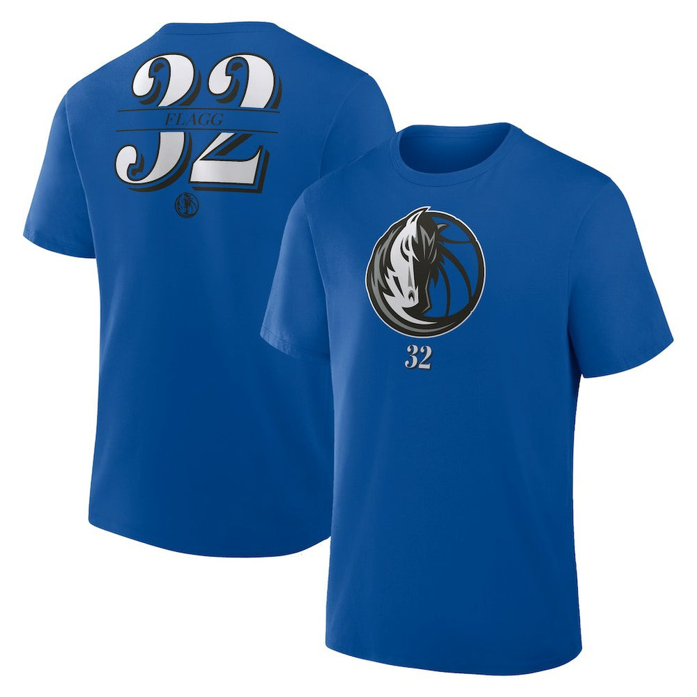 Cooper Flagg Dallas Mavericks In The Paint Name & Number T-Shirt sale - Blue cheap