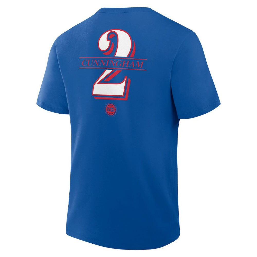 Cade Cunningham Detroit Pistons In The Paint Name & Number T-Shirt sale - Blue discount