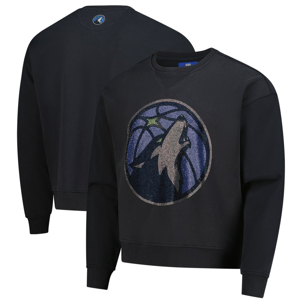 Minnesota Timberwolves Terez Unisex Oversized Gemstone Logo Sweatshirt - Charcoal on sale