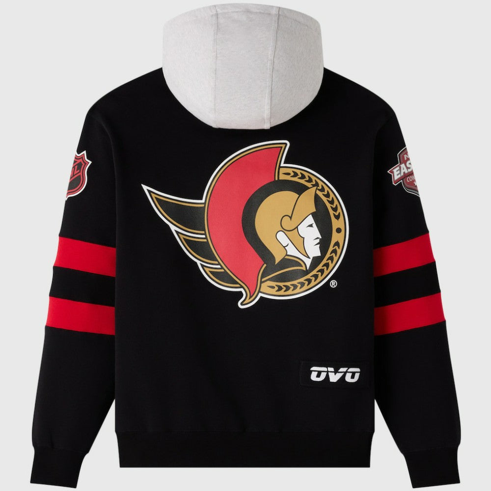 Ottawa Senators OVO x NHL Fleece Hoodie - Black Hoodies