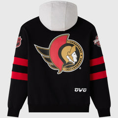 Ottawa Senators OVO x NHL Fleece Hoodie - Black Hoodies