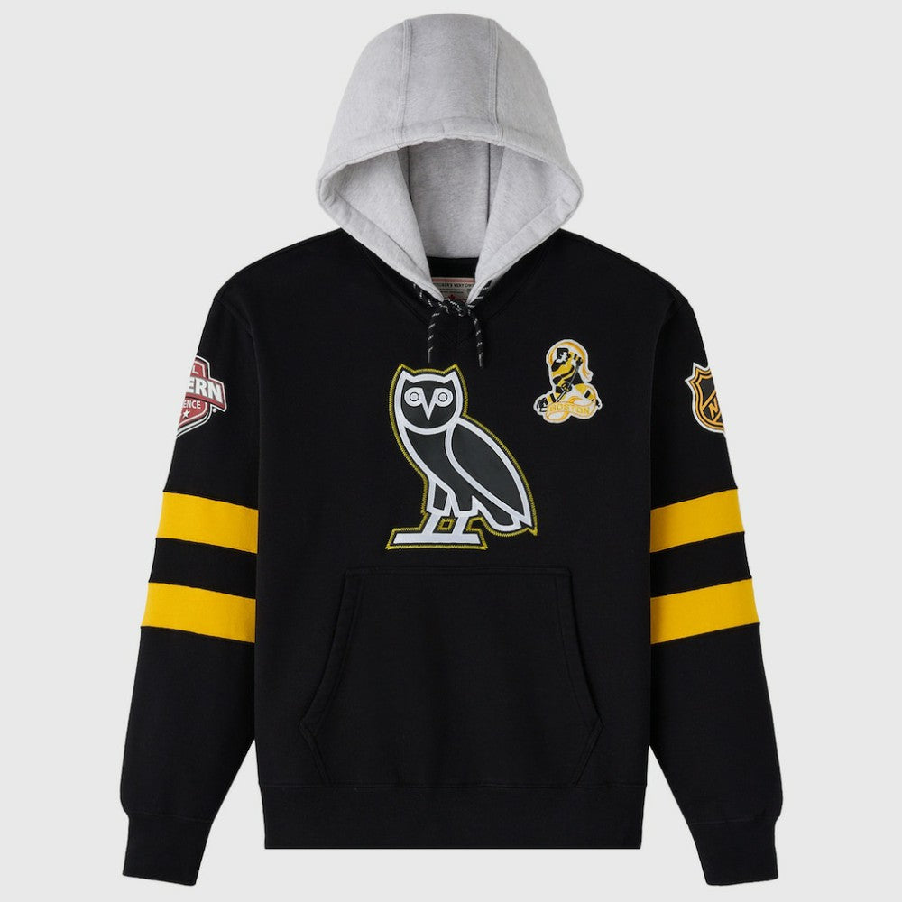 Boston Bruins OVO x NHL Fleece Hoodie - Black Hoodies