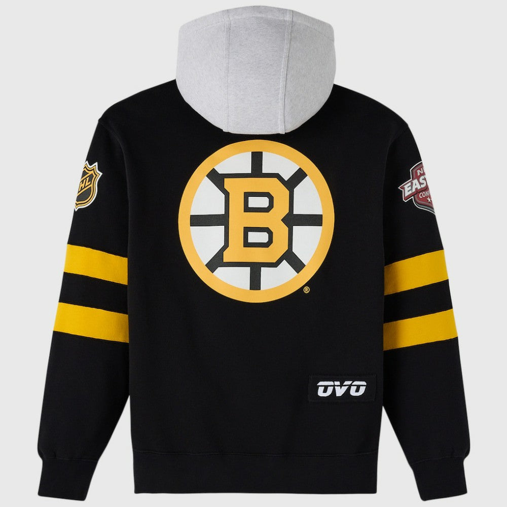 Boston Bruins OVO x NHL Fleece Hoodie - Black Hoodies
