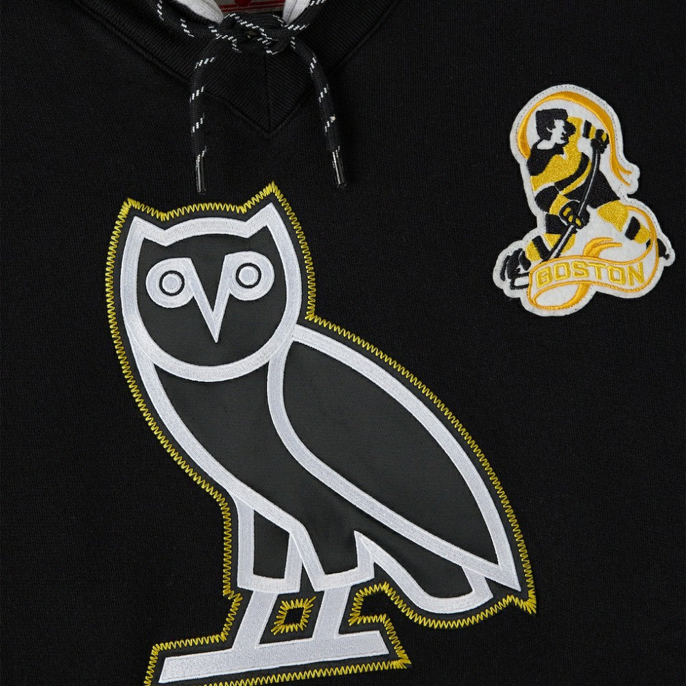 Boston Bruins OVO x NHL Fleece Hoodie - Black Hoodies