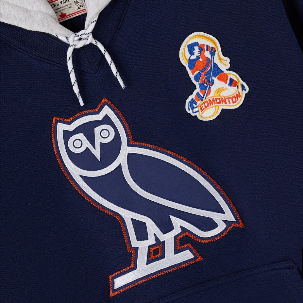 Edmonton Oilers OVO x NHL Fleece Hoodie - Navy Hoodies