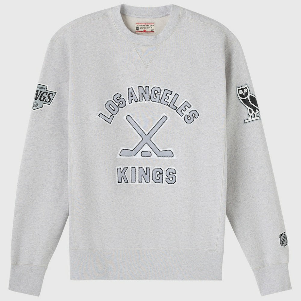 Los Angeles Kings OVO x NHL Fleece Sweatshirt - Heather Gray Sweatshirts