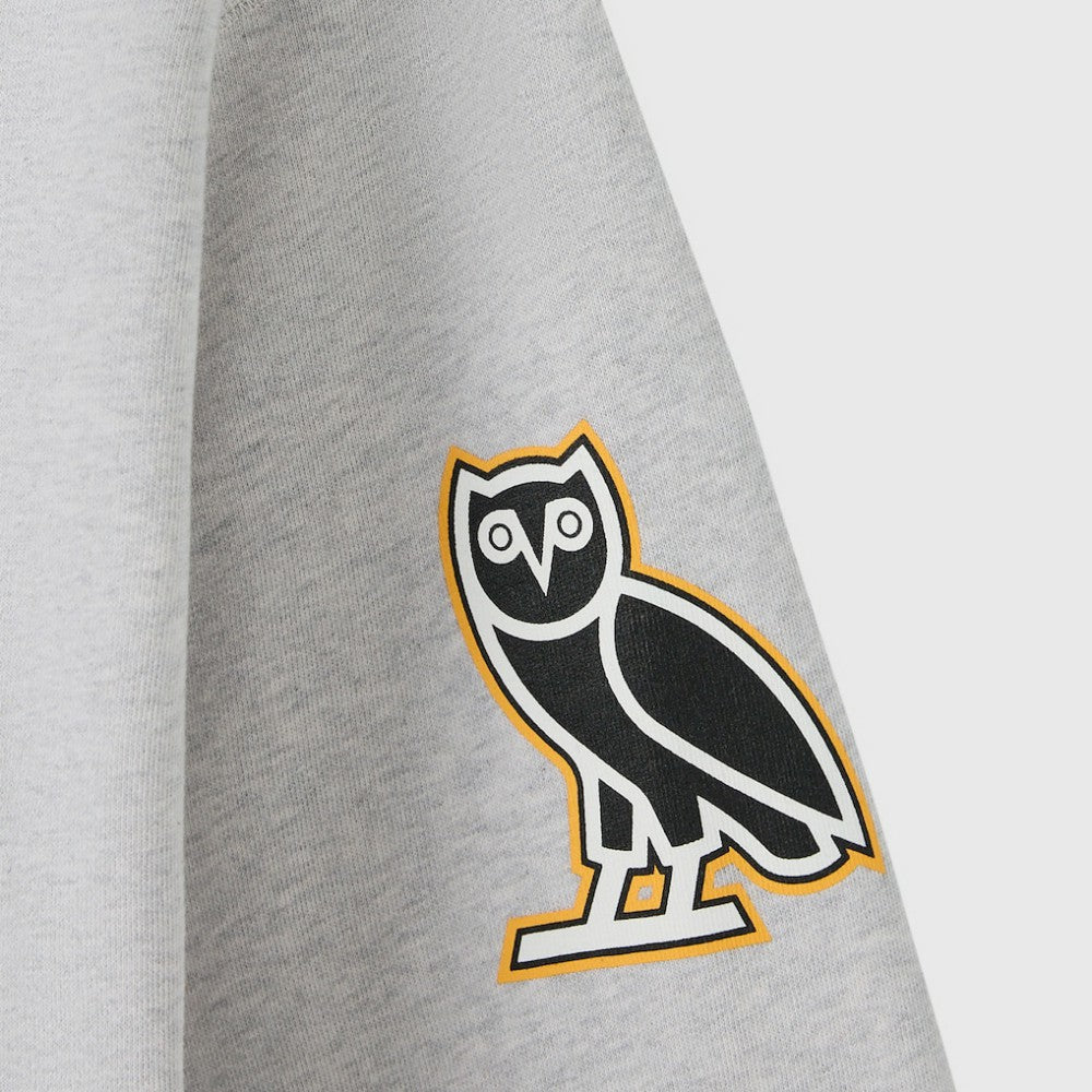Boston Bruins OVO x NHL Fleece Sweatshirt - Heather Gray Sweatshirts