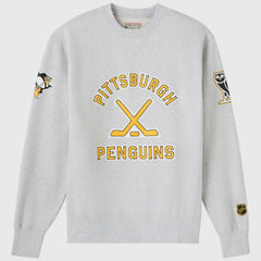 Pittsburgh Penguins OVO x NHL Fleece Sweatshirt - Heather Gray Sweatshirts