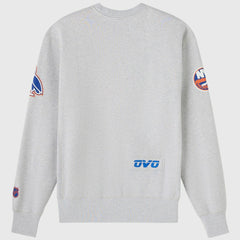 New York Islanders OVO x NHL Fleece Sweatshirt - Heather Gray Sweatshirts