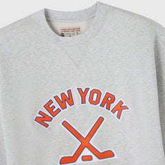 New York Islanders OVO x NHL Fleece Sweatshirt - Heather Gray Sweatshirts