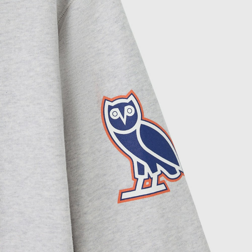 Edmonton Oilers OVO x NHL Fleece Sweatshirt - Heather Gray Sweatshirts