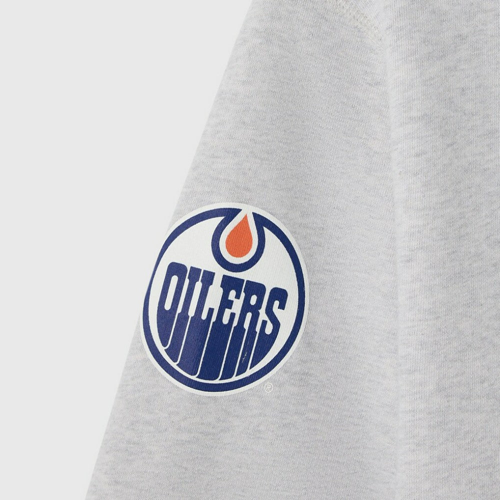 Edmonton Oilers OVO x NHL Fleece Sweatshirt - Heather Gray Sweatshirts