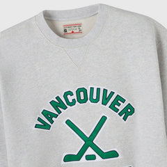 Vancouver Canucks OVO x NHL Fleece Sweatshirt - Heather Gray Sweatshirts