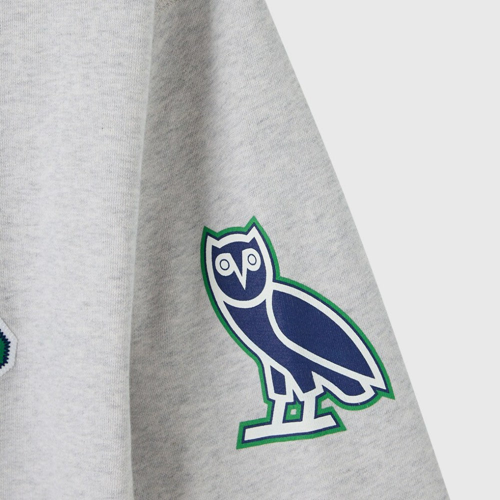 Vancouver Canucks OVO x NHL Fleece Sweatshirt - Heather Gray Sweatshirts