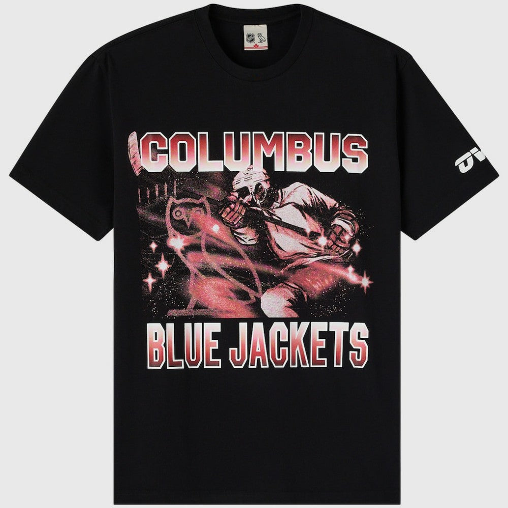 Columbus Blue Jackets OVO x NHL Graphic T-Shirt - Black T-shirts
