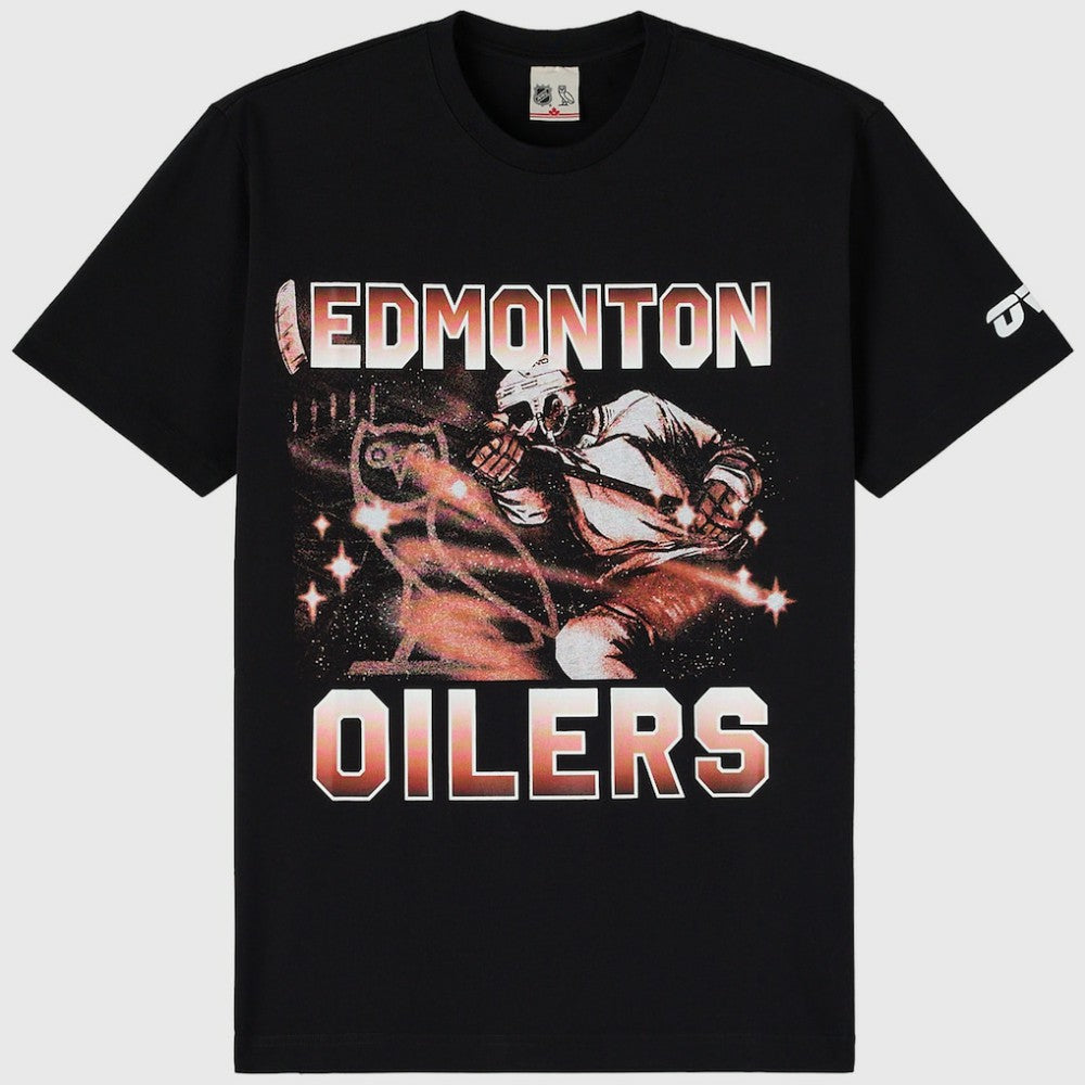 Edmonton Oilers OVO x NHL Graphic T-Shirt - Black T-shirts