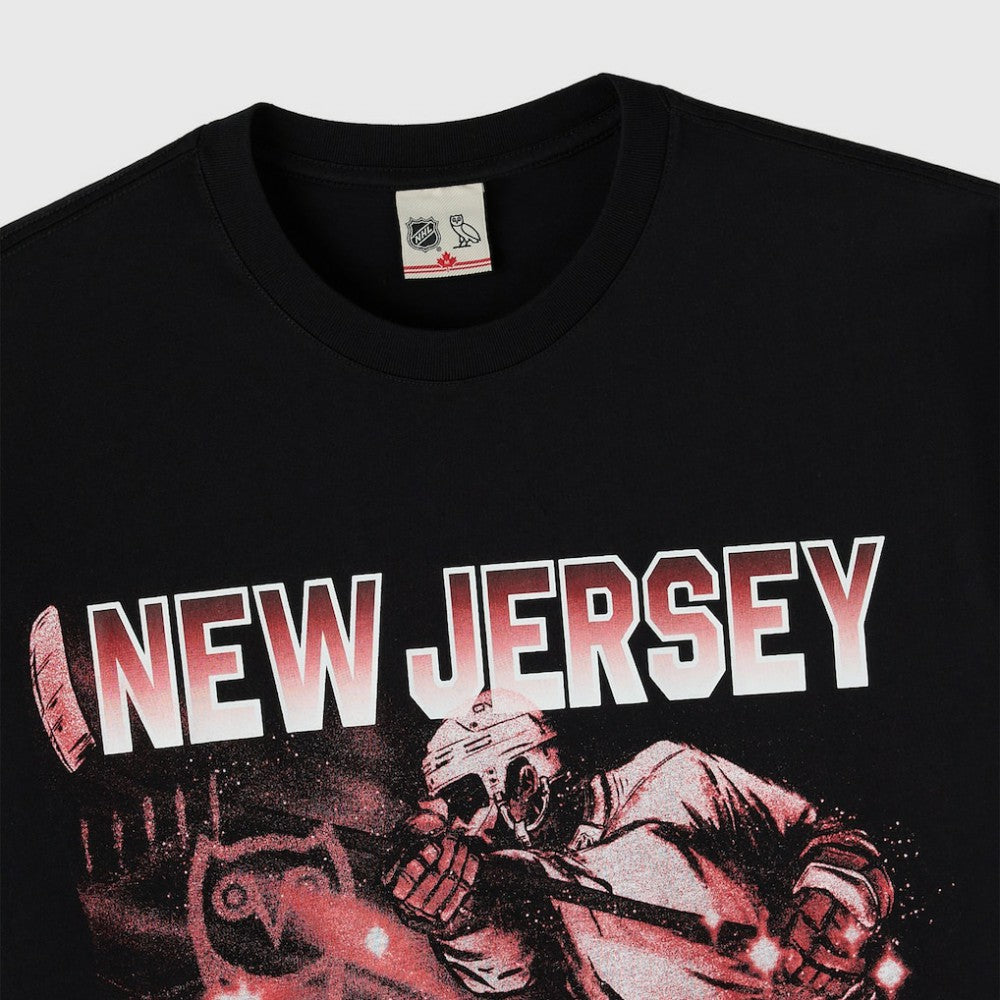 New Jersey Devils OVO x NHL Graphic T-Shirt - Black T-shirts