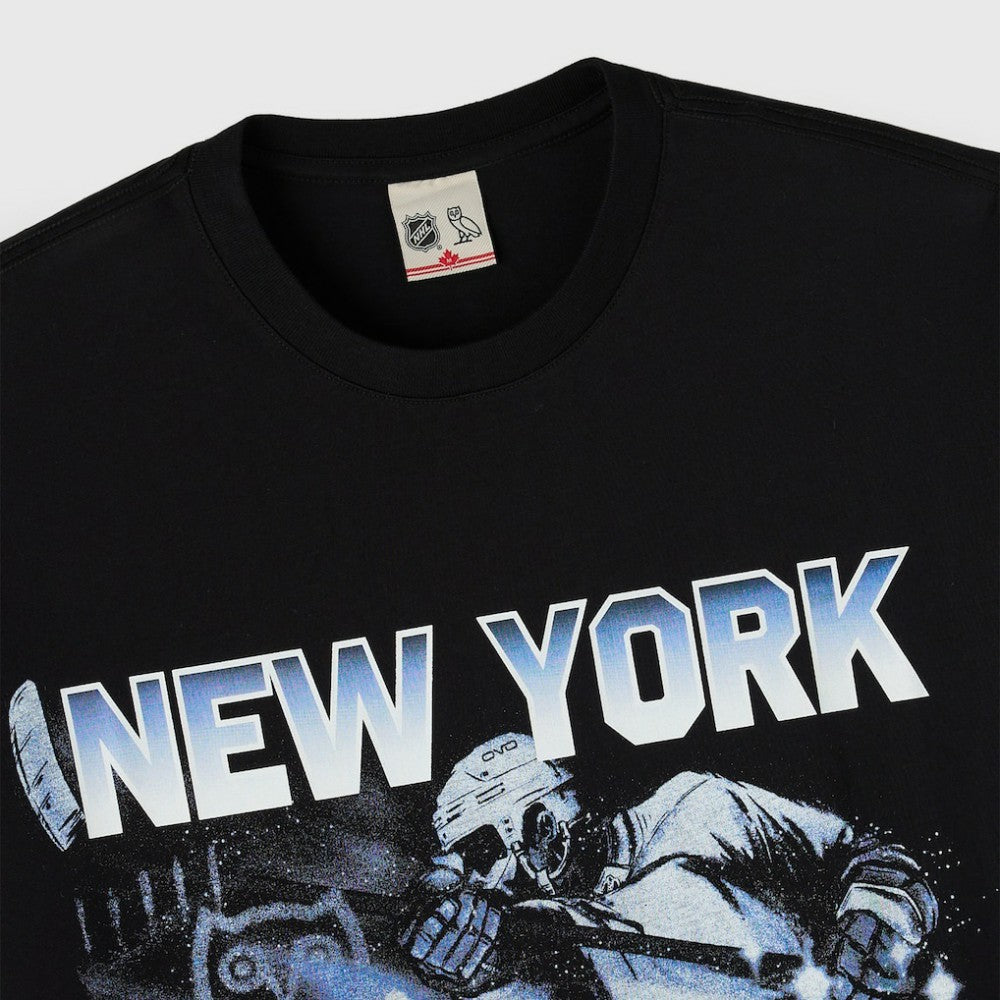 New York Rangers OVO x NHL Graphic T-Shirt - Black T-shirts