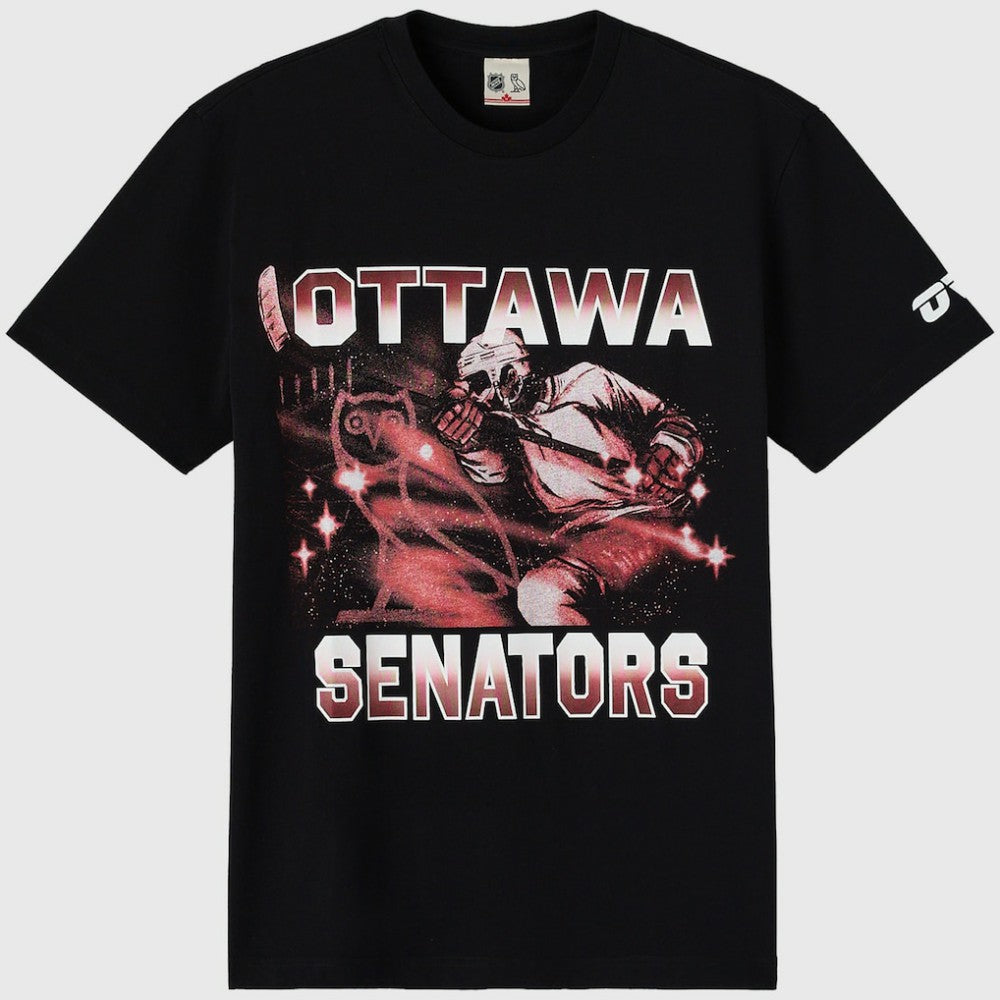 Ottawa Senators OVO x NHL Graphic T-Shirt - Black T-shirts