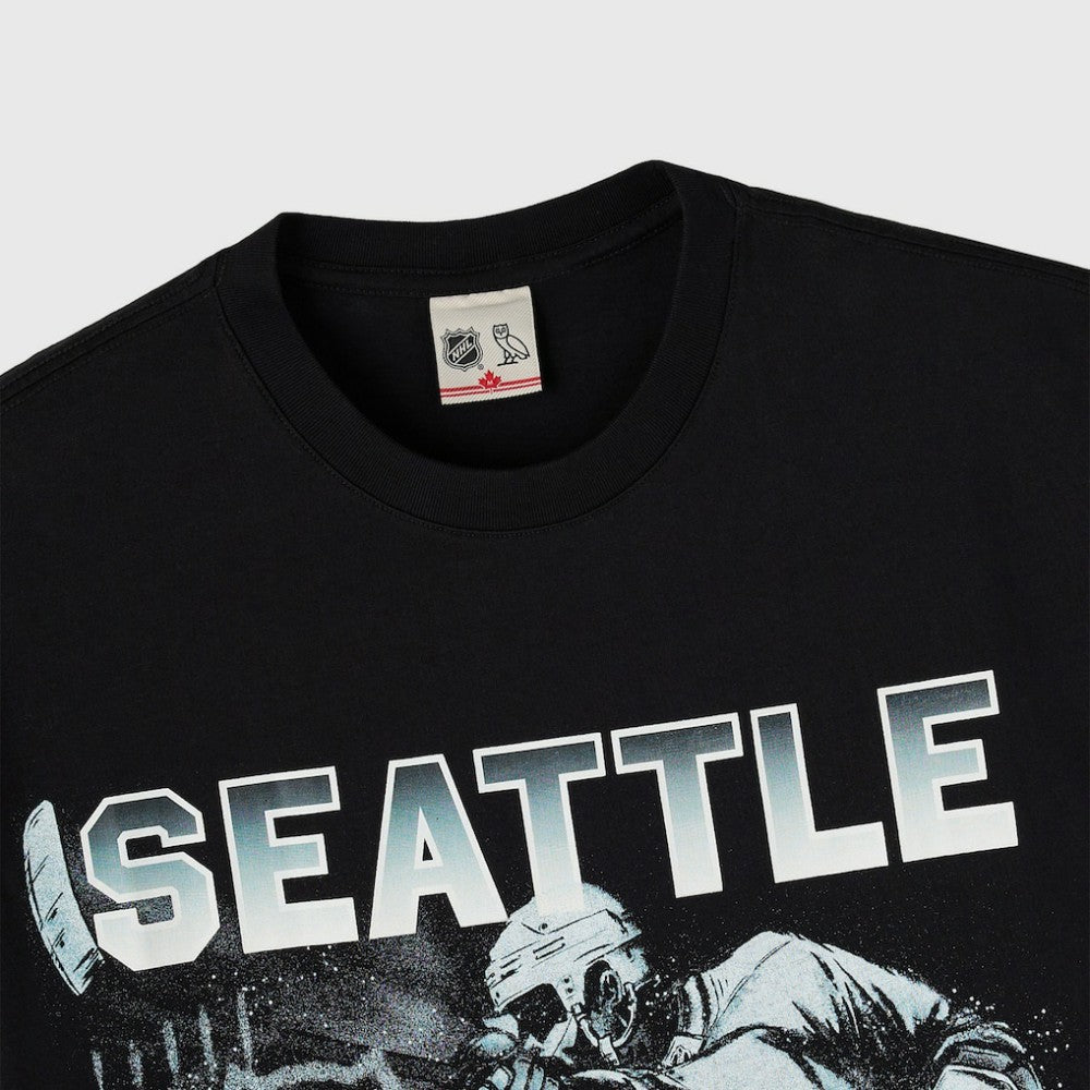 Seattle Kraken OVO x NHL Graphic T-Shirt - Black T-shirts