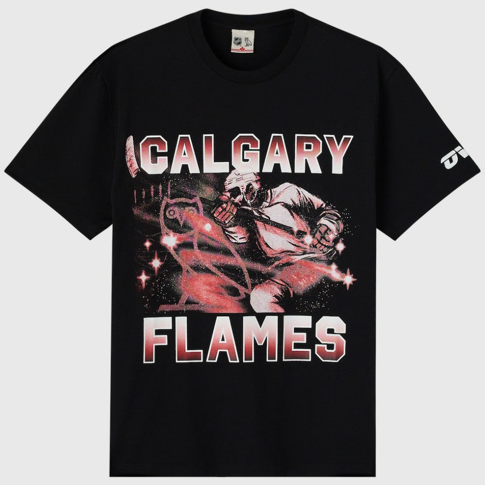 Calgary Flames OVO x NHL Graphic T-Shirt - Black T-shirts