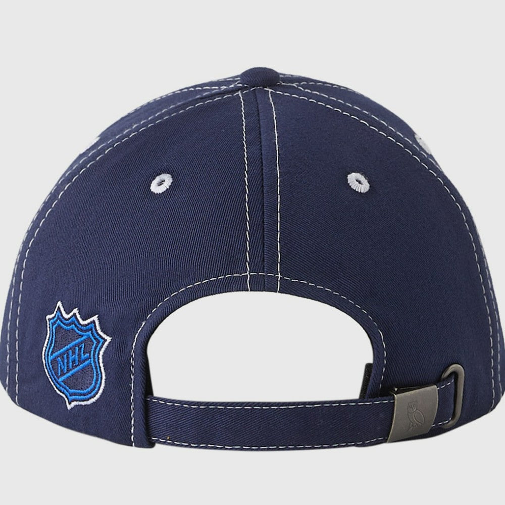 Winnipeg Jets OVO x NHL Adjustable Sport Hat - Navy Hats