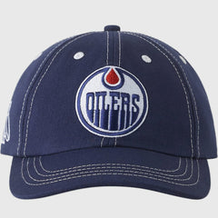 Edmonton Oilers OVO x NHL Adjustable Sport Hat - Navy Hats