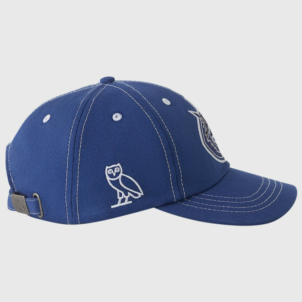 Vancouver Canucks OVO x NHL Adjustable Sport Hat - Blue Hats