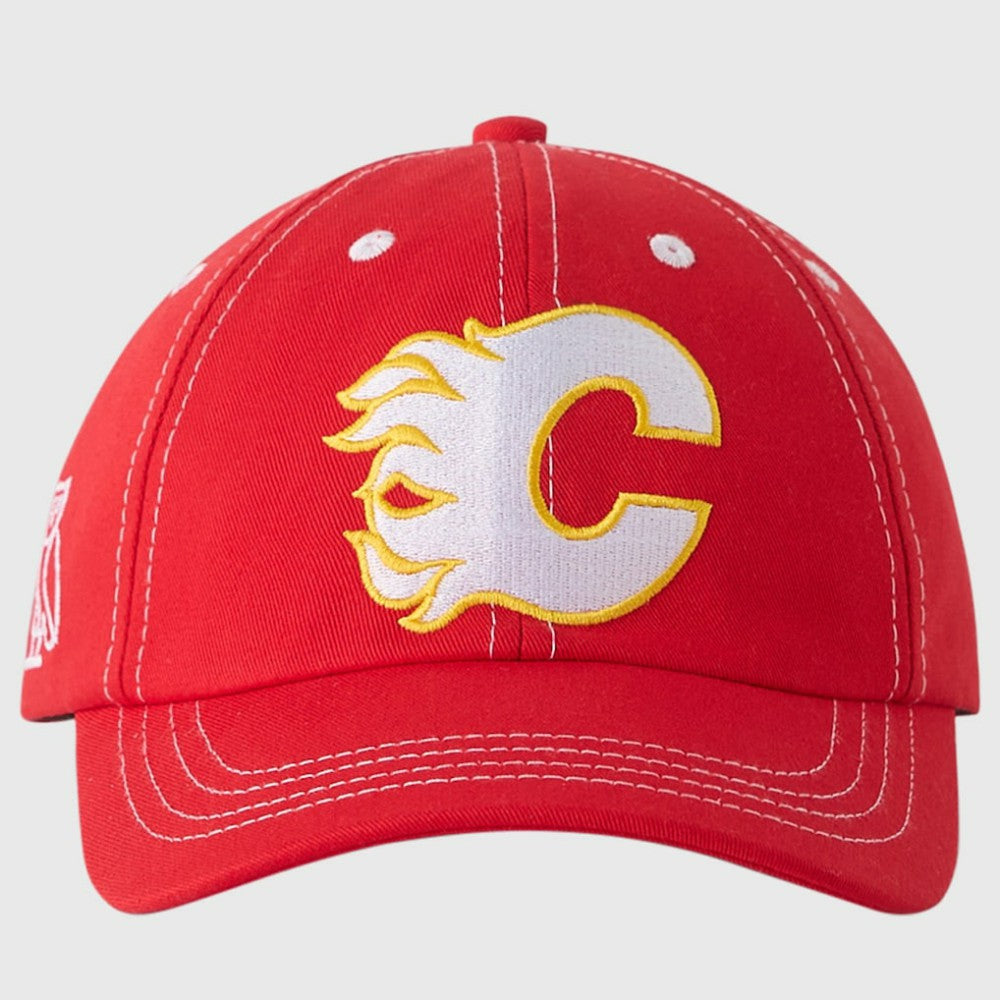 Calgary Flames OVO x NHL Adjustable Sport Hat - Red Hats