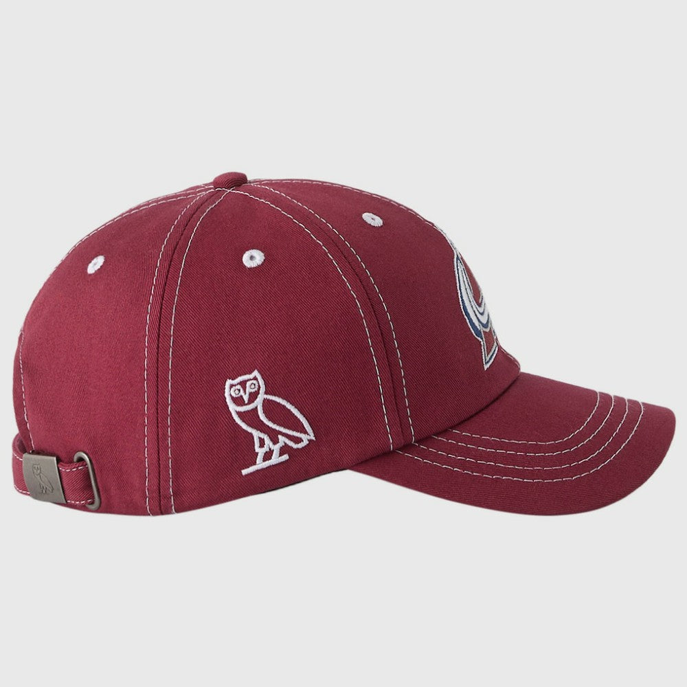 Colorado Avalanche OVO x NHL Adjustable Sport Hat - Burgundy Hats