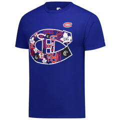 Montreal Canadiens Starter Logo Collage T-Shirt - Blue T-shirts
