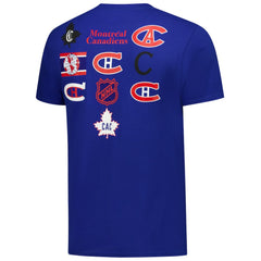 Montreal Canadiens Starter Logo Collage T-Shirt - Blue T-shirts