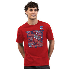 New York Rangers Starter Logo Collage T-Shirt - Red T-shirts