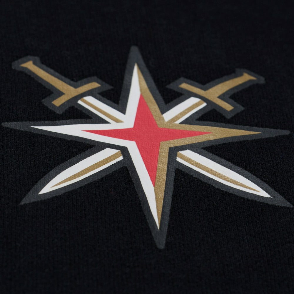 Vegas Golden Knights Mitchell & Ness Women's Crewneck Sweatshirt - Black Sweatshirts