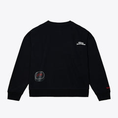 Chicago Blackhawks Mitchell & Ness Women's Crewneck Sweatshirt - Black Sweatshirts