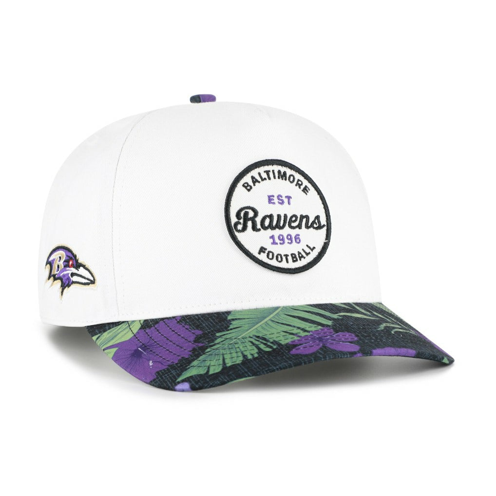 Baltimore Ravens '47 Beach Side Hitch Adjustable Hat - White/Purple outlet