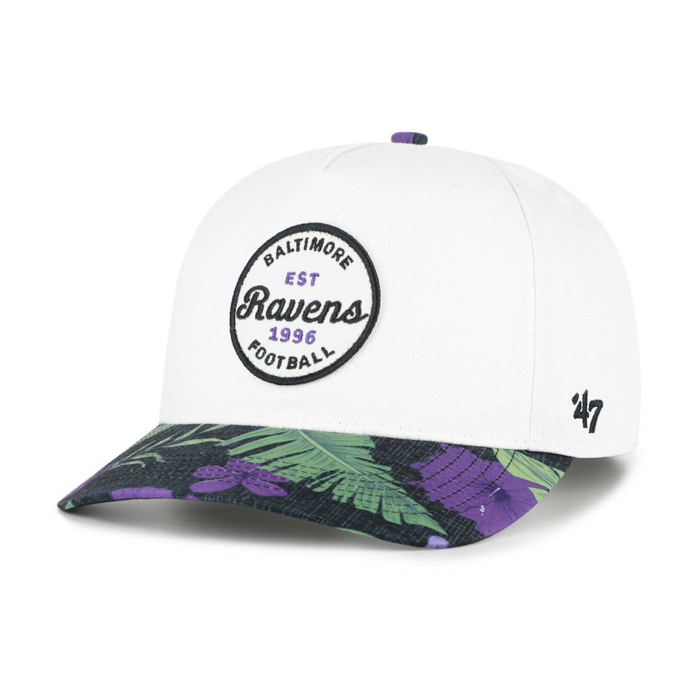 Baltimore Ravens '47 Beach Side Hitch Adjustable Hat - White/Purple outlet