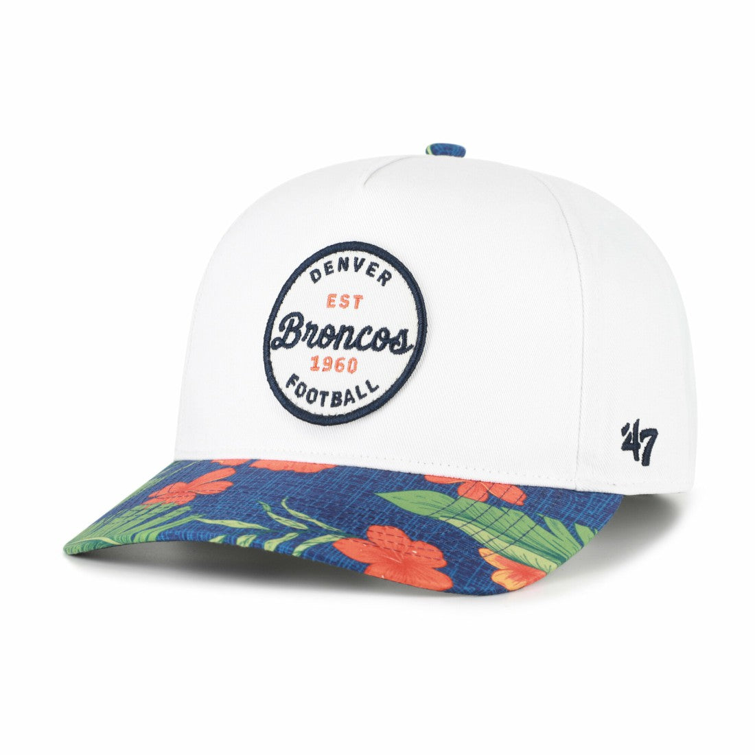 Denver Broncos '47 Beach Side Hitch Adjustable Hat - White/Navy discount