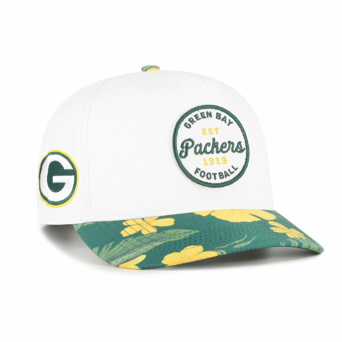 Green Bay Packers '47 Beach Side Hitch Adjustable Hat - White/Green cheap