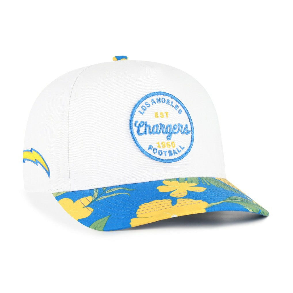 Los Angeles Chargers '47 Beach Side Hitch Adjustable Hat - White/Powder Blue for sale