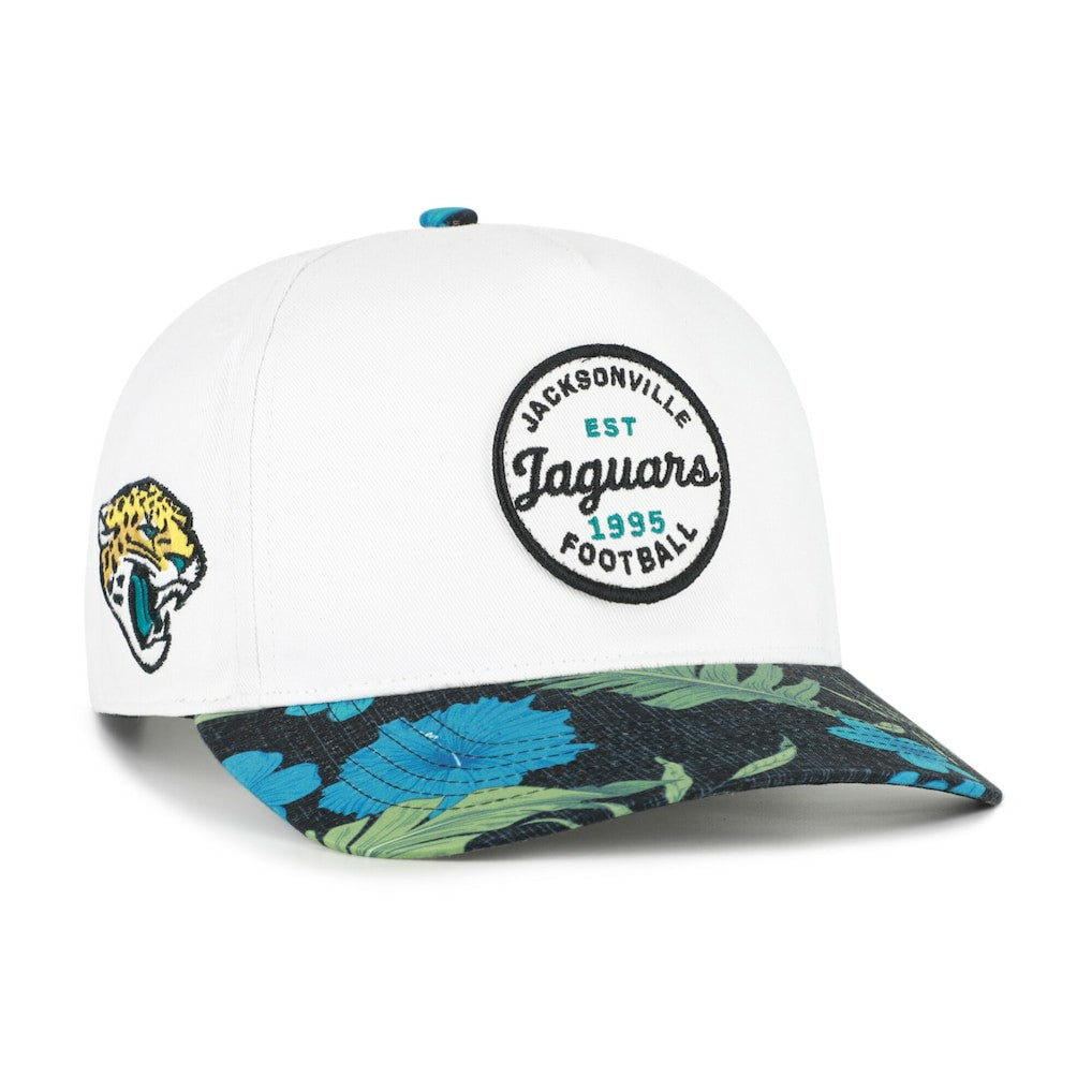 Jacksonville Jaguars '47 Beach Side Hitch Adjustable Hat - White/Black outlet