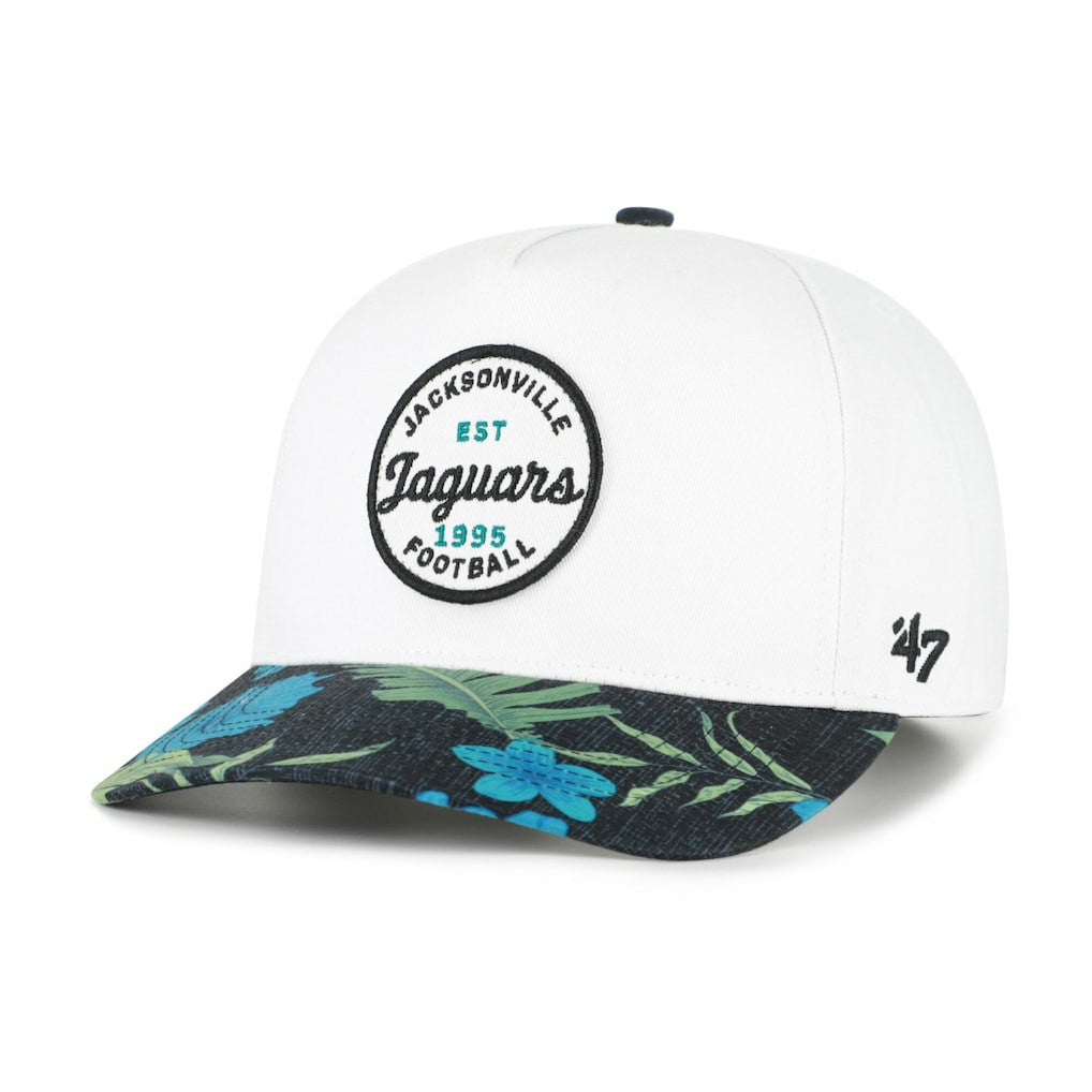 Jacksonville Jaguars '47 Beach Side Hitch Adjustable Hat - White/Black outlet