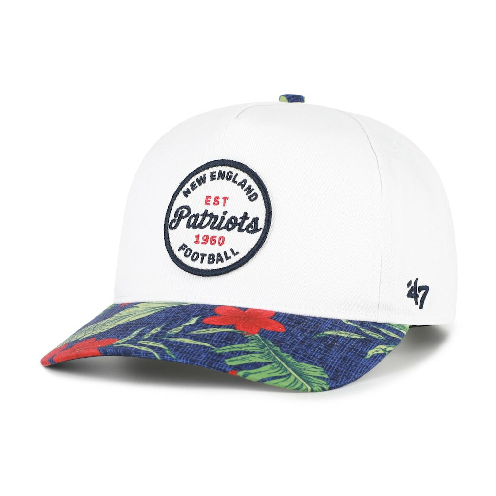 New England Patriots '47 Beach Side Hitch Adjustable Hat - White/Navy discount