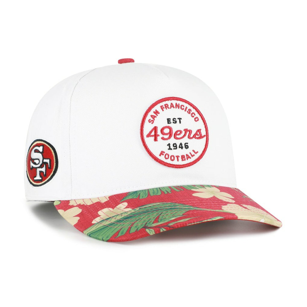 San Francisco 49ers '47 Beach Side Hitch Adjustable Hat - White/Scarlet for sale