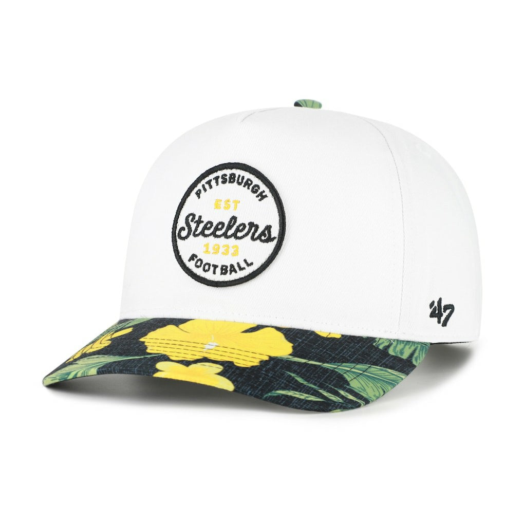 Pittsburgh Steelers '47 Beach Side Hitch Adjustable Hat - White/Black discount