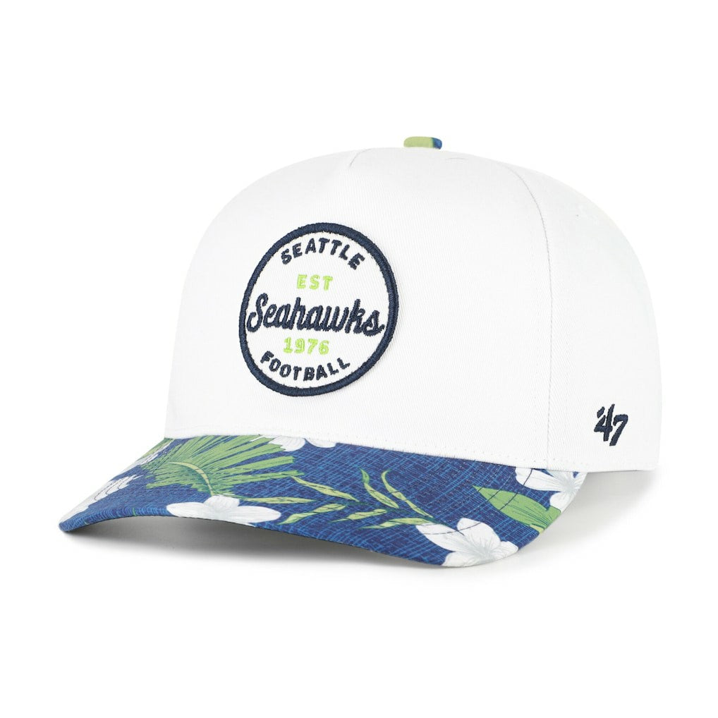 Seattle Seahawks '47 Beach Side Hitch Adjustable Hat - White/College Navy sale