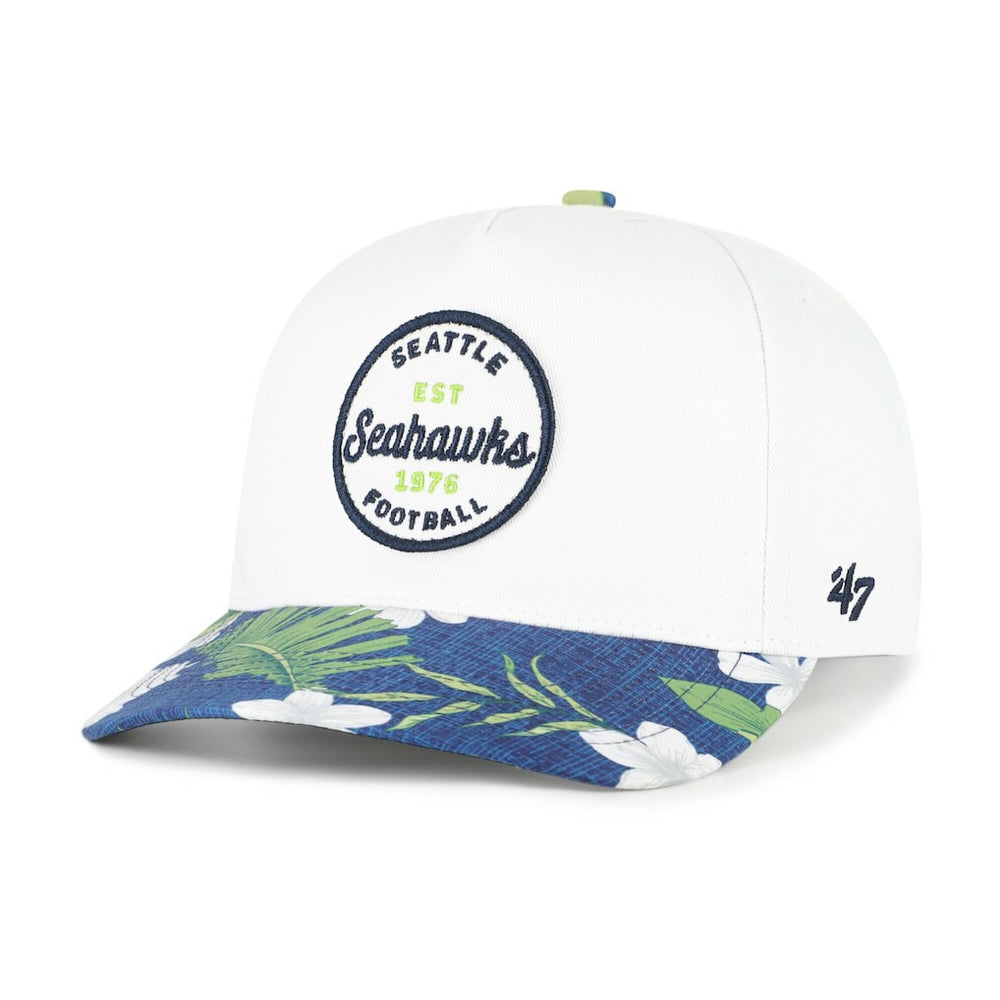 Seattle Seahawks '47 Beach Side Hitch Adjustable Hat - White/College Navy sale