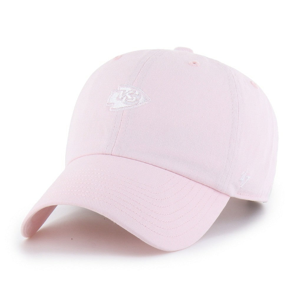 Kansas City Chiefs '47 Women's Base Runner Ballpark Clean Up Adjustable Hat - Light Pink for sale