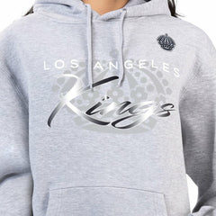 Los Angeles Kings G-III 4Her by Carl Banks Women's Shadow Logo Fleece Hoodie - Gray Hoodies